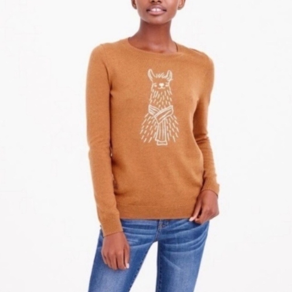 NWT J. Crew Llama Teddie Sweater 🦙